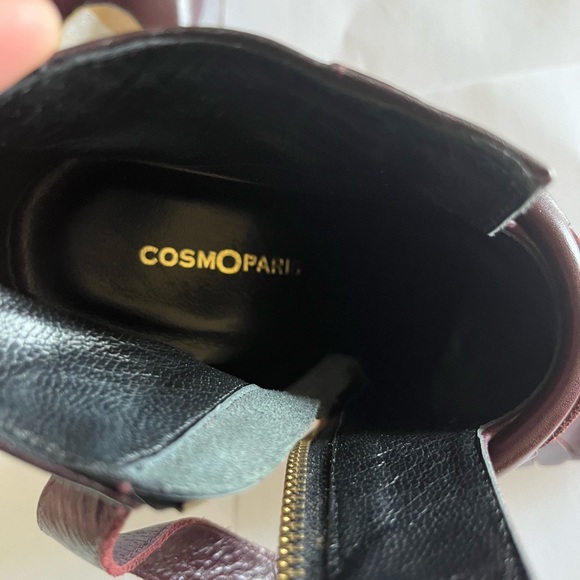 Burgandy leather booties nwot - Picture 9 of 13